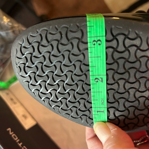 Birkenstock Saunders black patent leather flats oxfords lace up shoes Sz W 5-5.5 - Picture 14 of 15